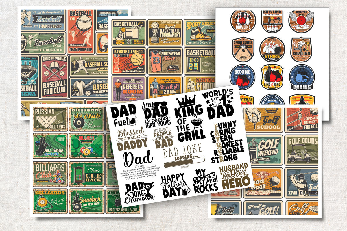 Digital Paper Collection - Sports Playbook
