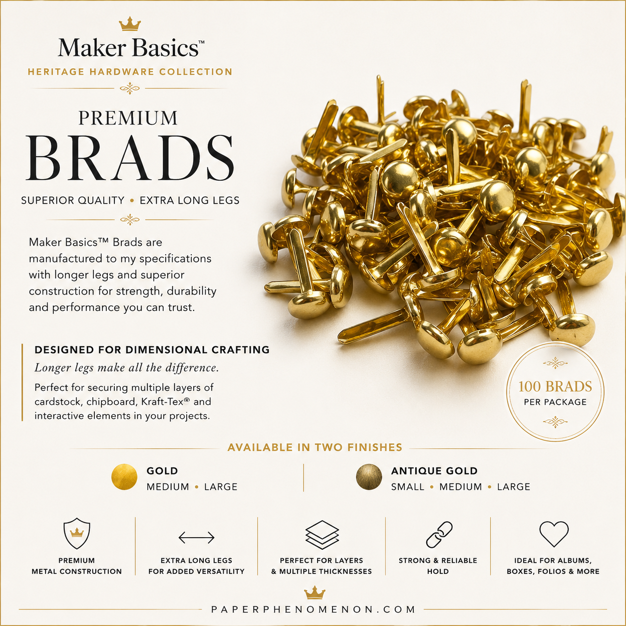 Maker Basics™ Brads