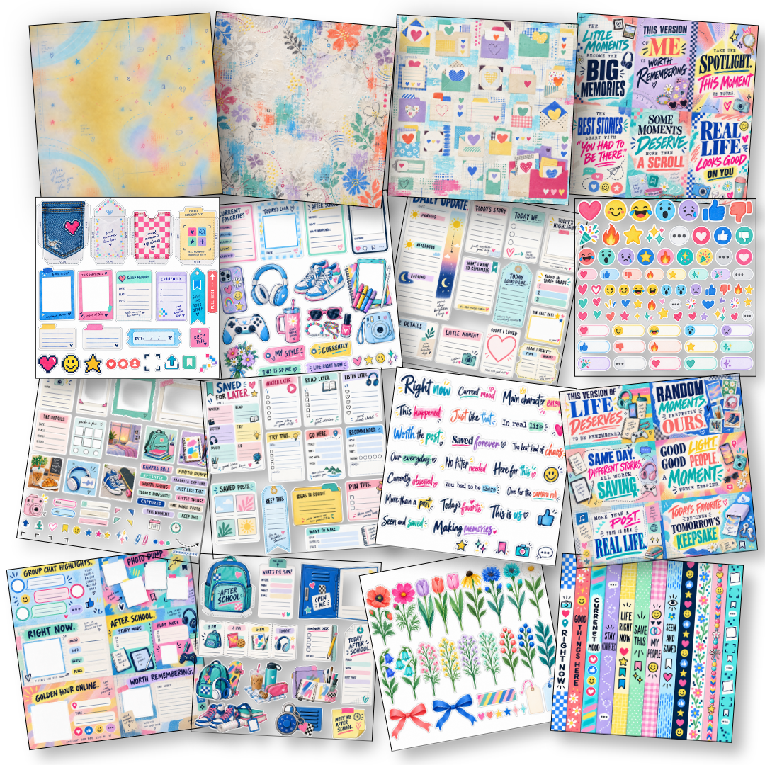 Digital Paper Collection - Life on the Daily