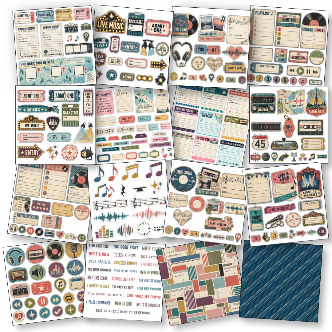 Digital Paper Collection - SoundTrack