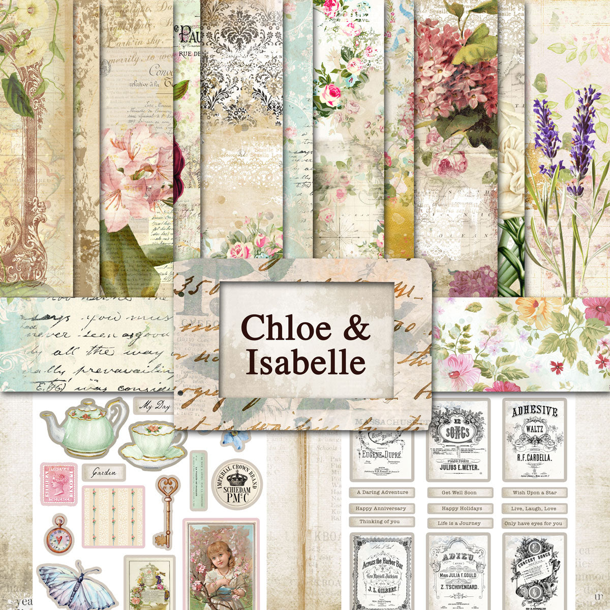 Digital Paper Collection - Chloe & Isabelle