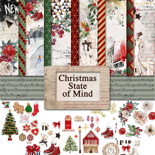 Digital Paper Collection - Christmas State of Mind