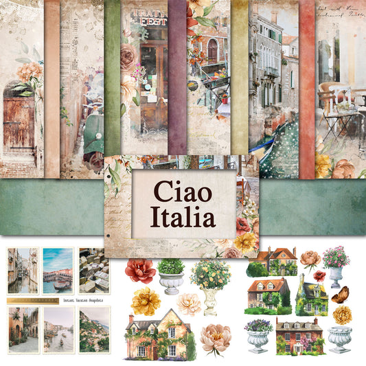 Digital Paper Collection - Ciao Italia