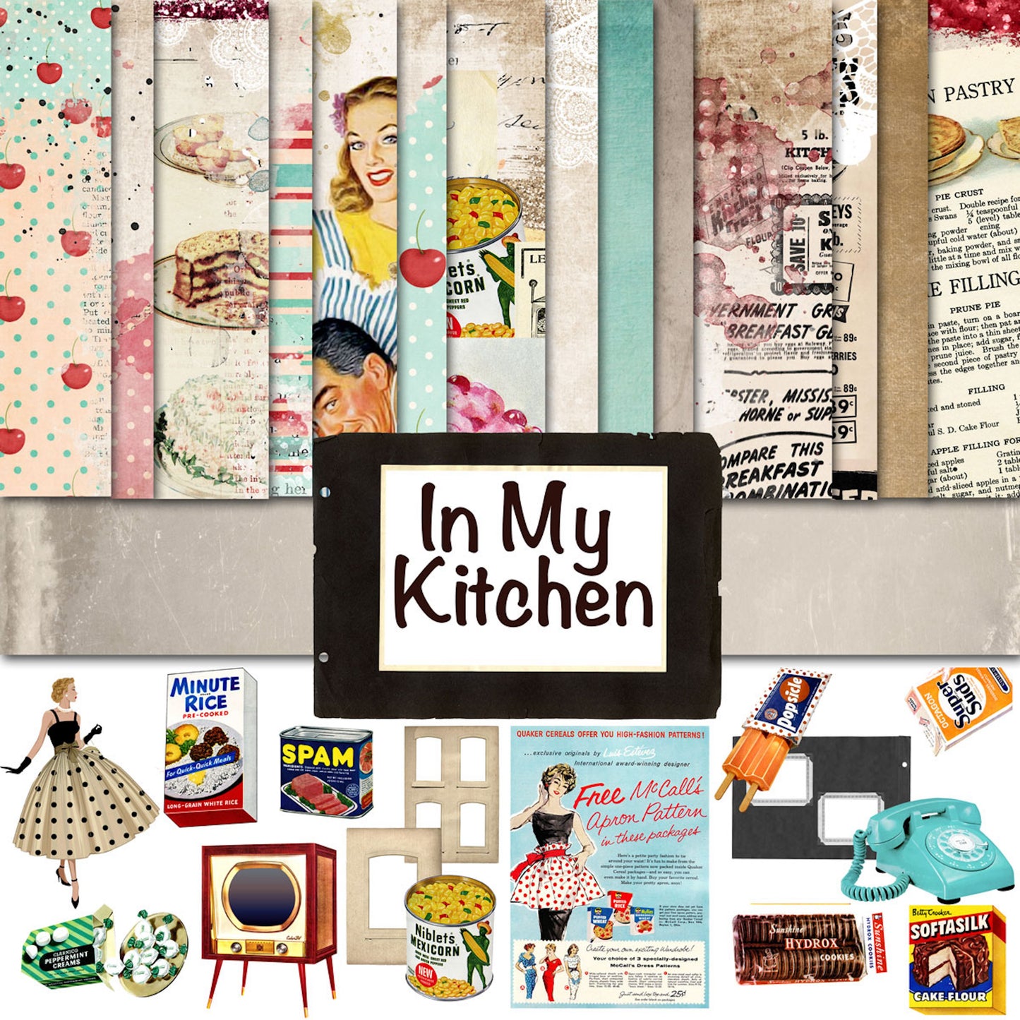 Printed Paper Collection - In My Kitchen