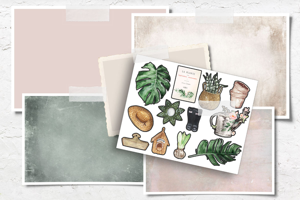 Digital Paper Collection - Lush Bomb - 8.5”x11”