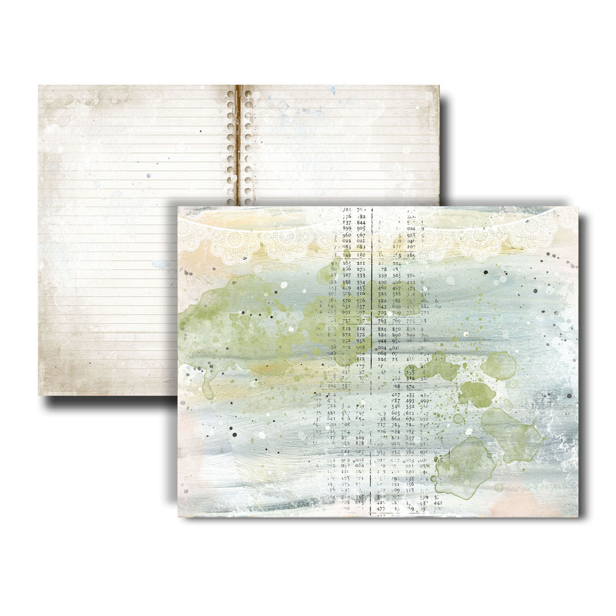 Digital Paper Collection - The Mountains are Calling - 8.5”x 11”