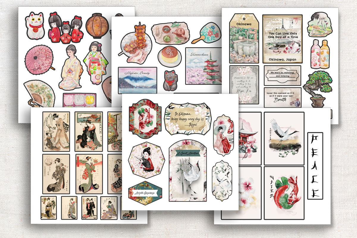 Digital Paper Collection - Okinawa