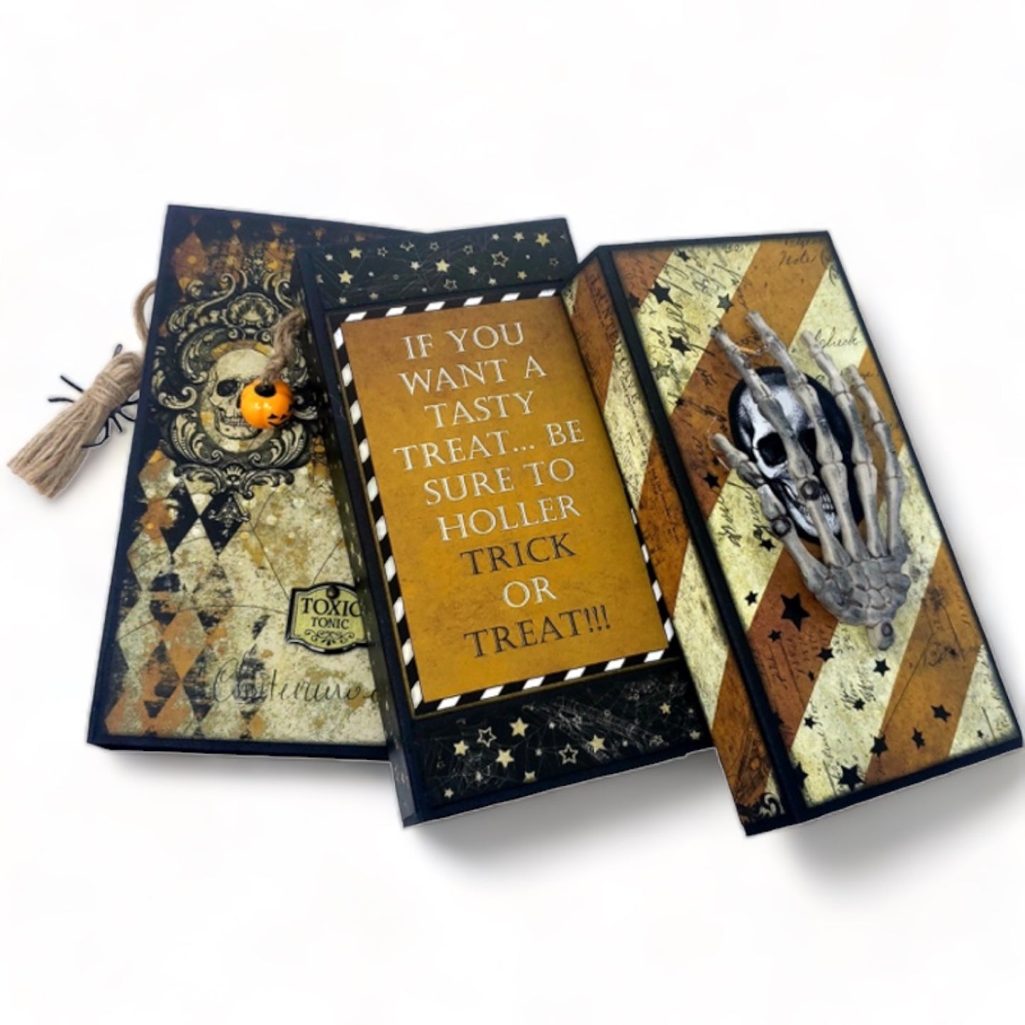 Pumpkin Shadow Box & Mini Books