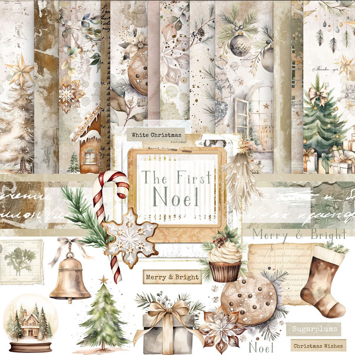 Printed Paper Collection - First Noel