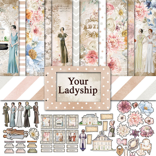 Digital Paper Collection - Your Ladyship