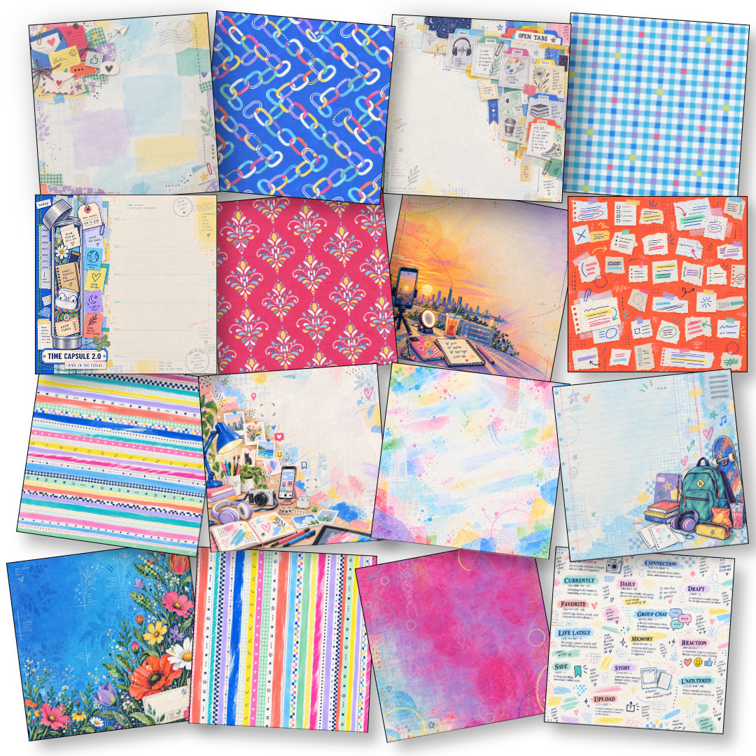 Digital Paper Collection - Life on the Daily