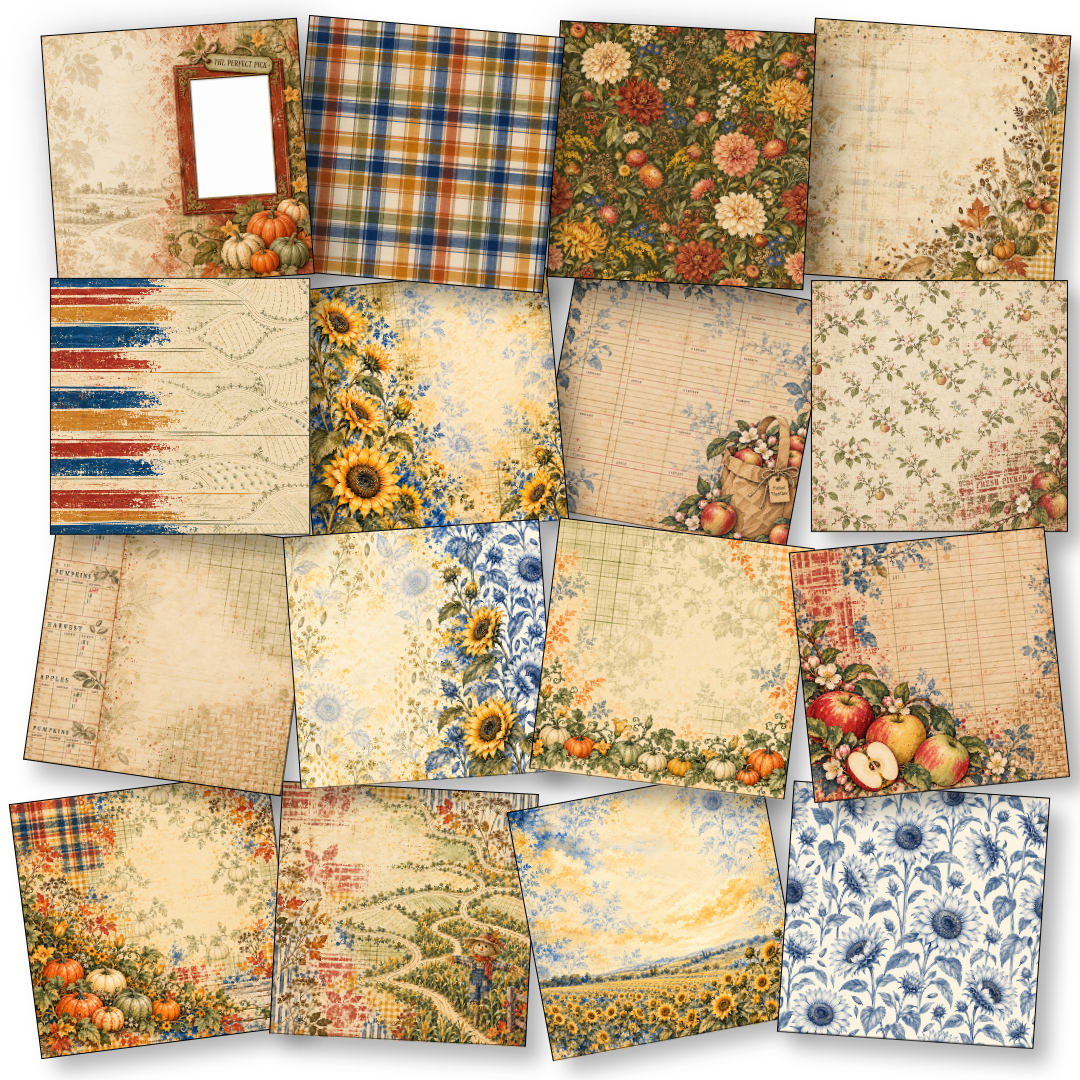 Digital Paper Collection - Fall Stories