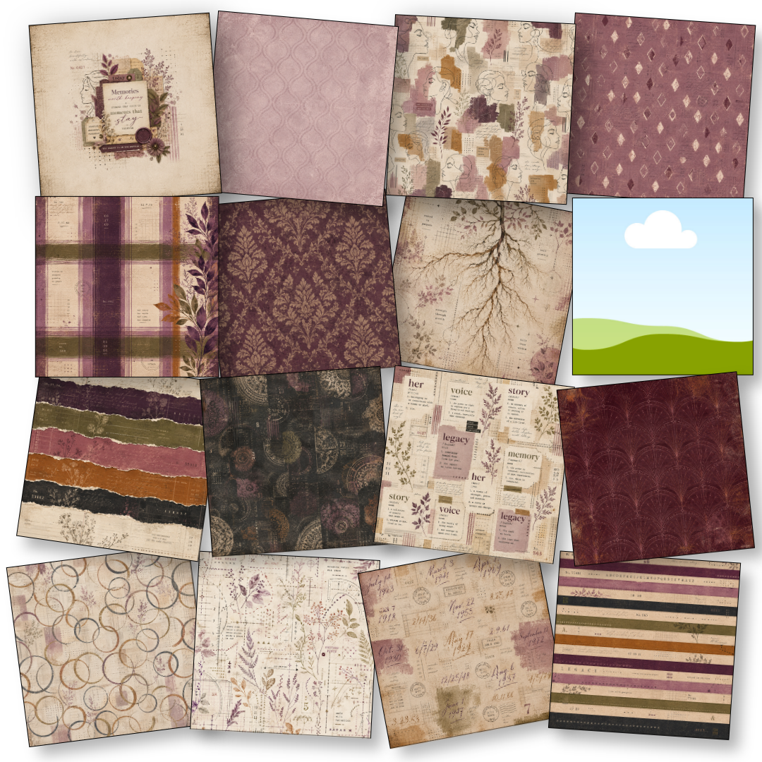 Digital Paper Collection - Her Story