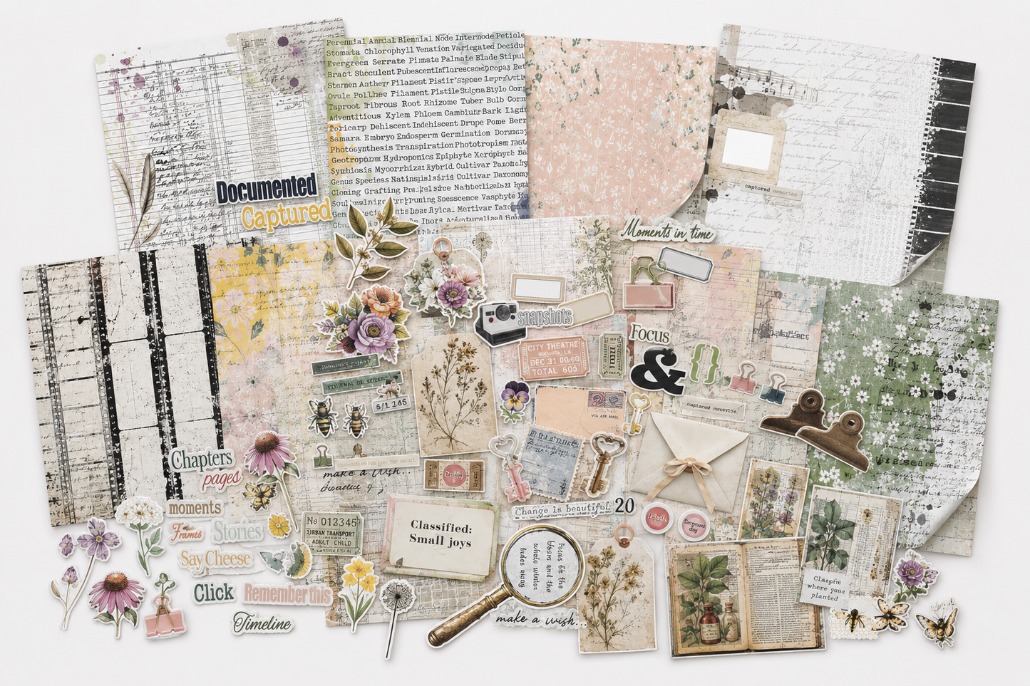 Digital Paper Collection - The Beautiful Everyday