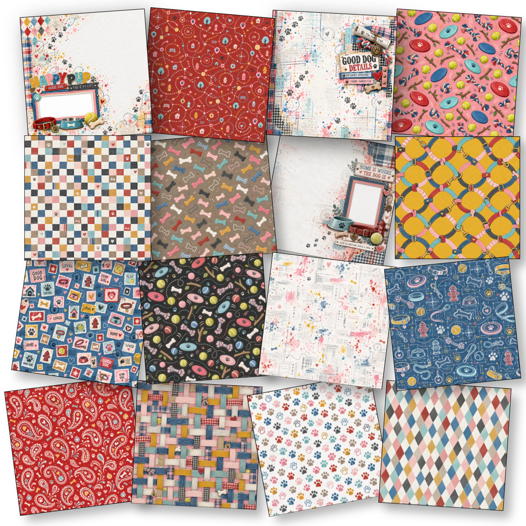 Digital Paper Collection - Loyal & Loved Good Girl Edition