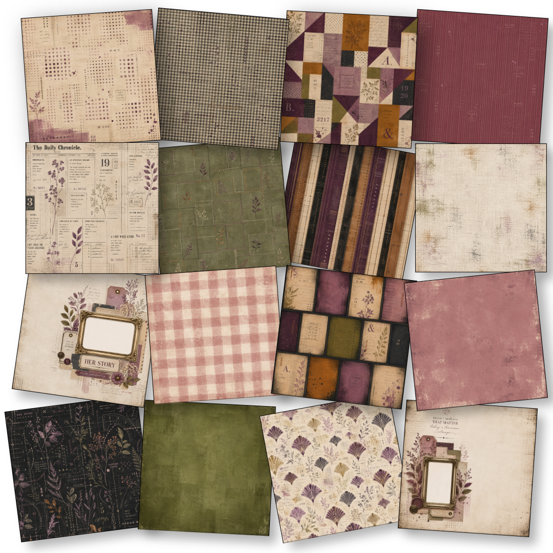 Digital Paper Collection - Her Story