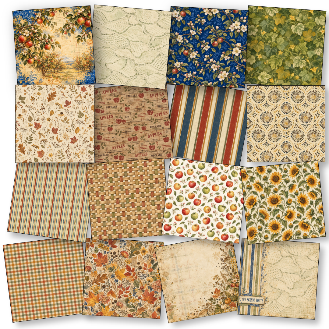 Digital Paper Collection - Fall Stories