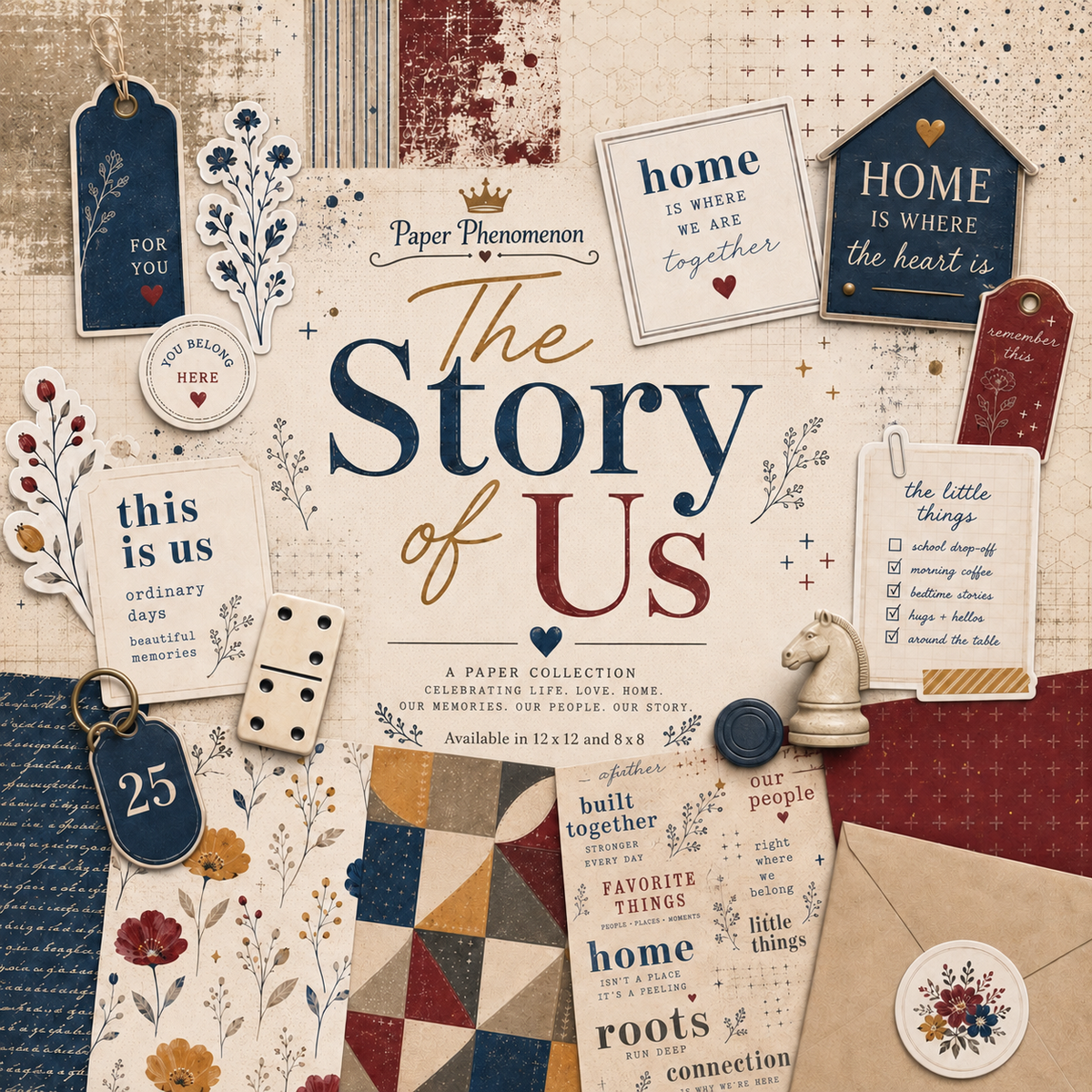 Printed Paper Collection - The Story of Us