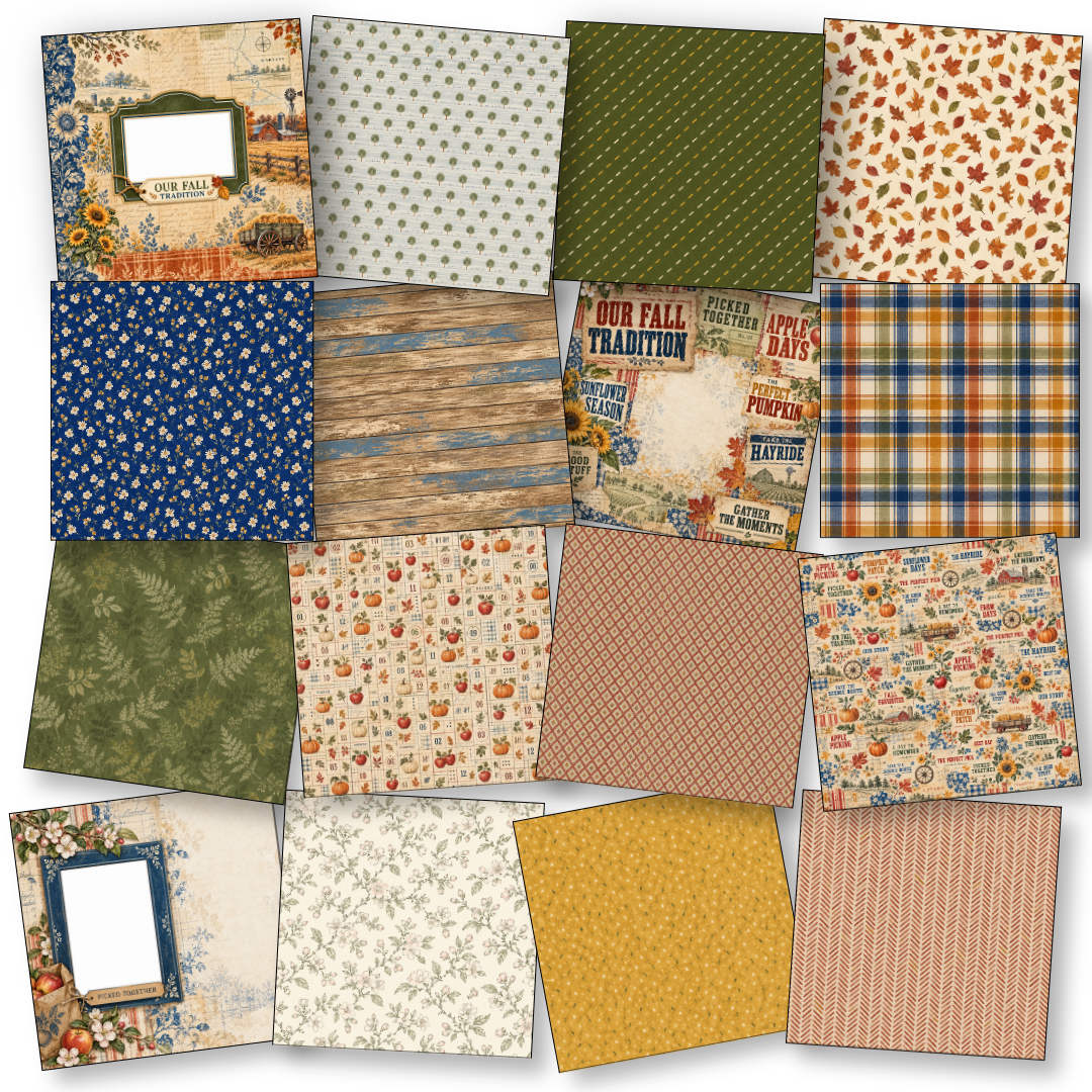 Digital Paper Collection - Fall Stories
