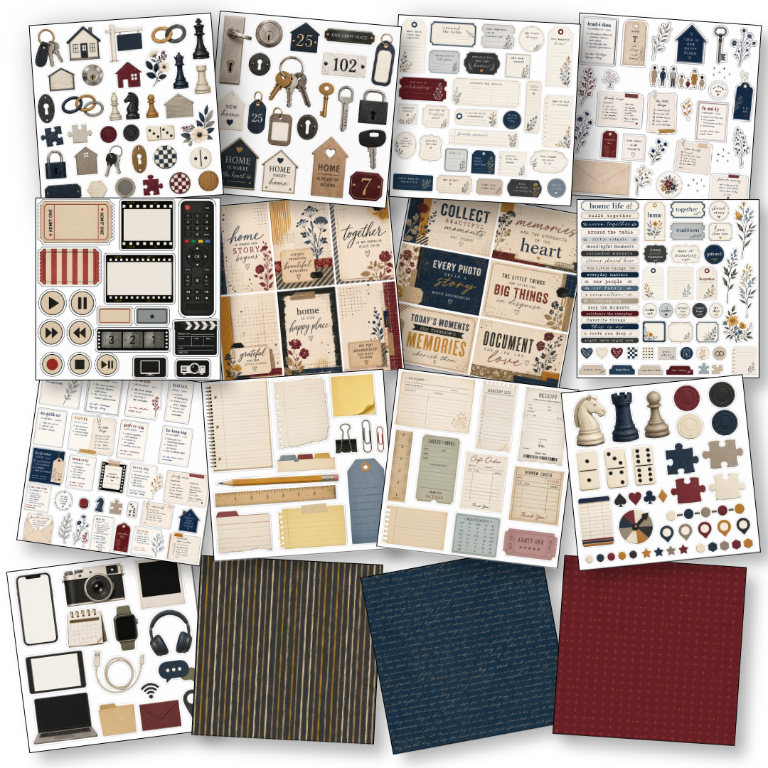 Printed Paper Collection - The Story of Us