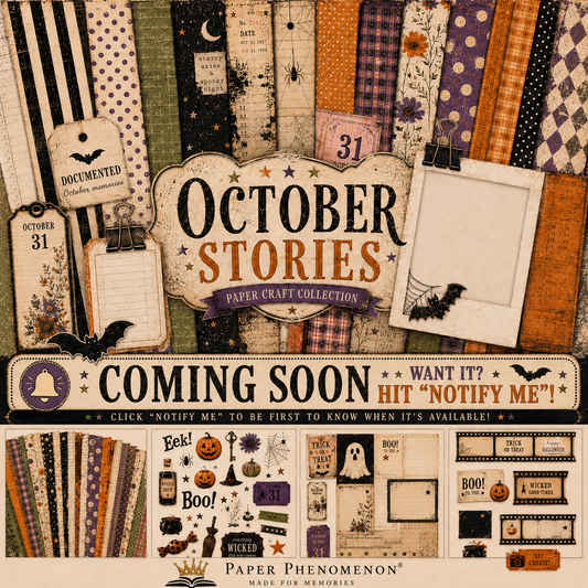 Printed Paper Collection - October Stories