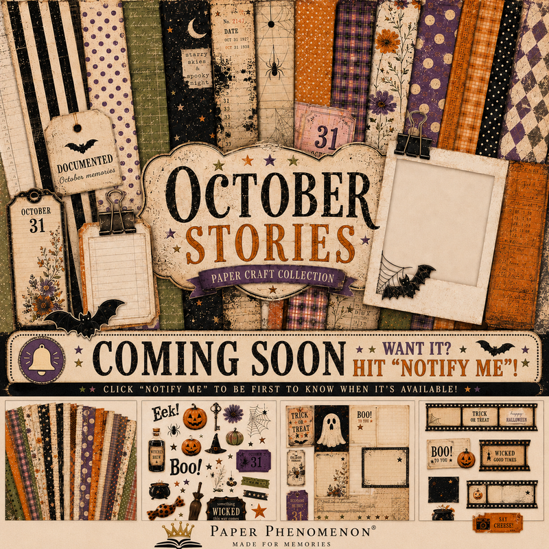 Printed Paper Collection - October Stories