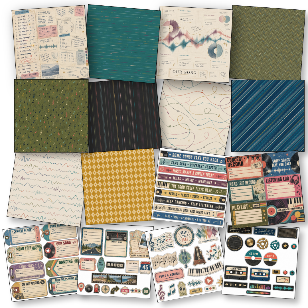 Digital Paper Collection - SoundTrack