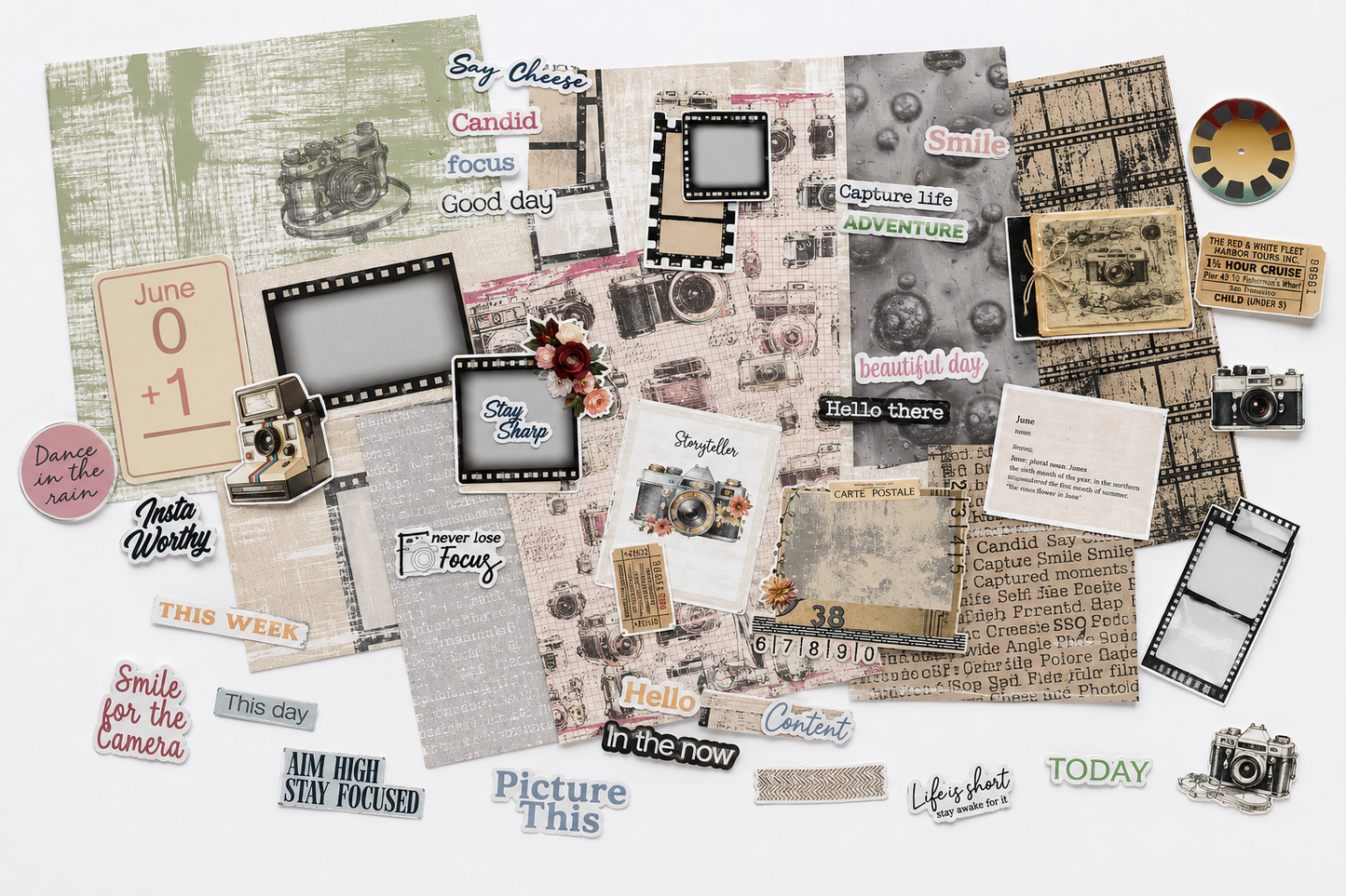 Digital Paper Collection - Capture the Fun