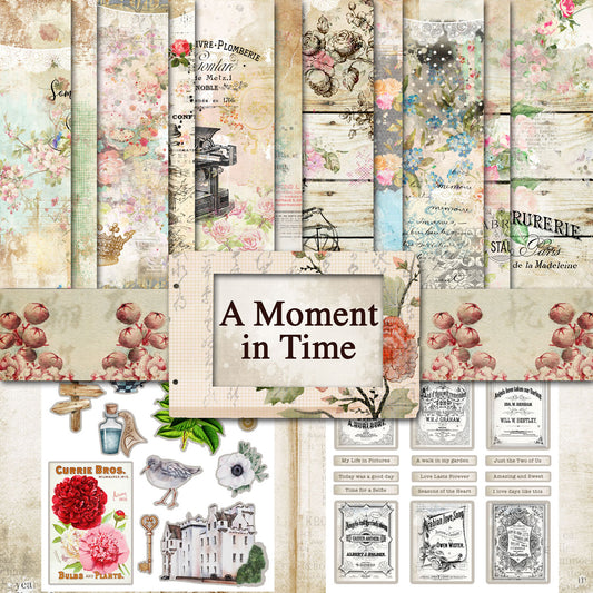 Digital Paper Collection - A Moment in Time