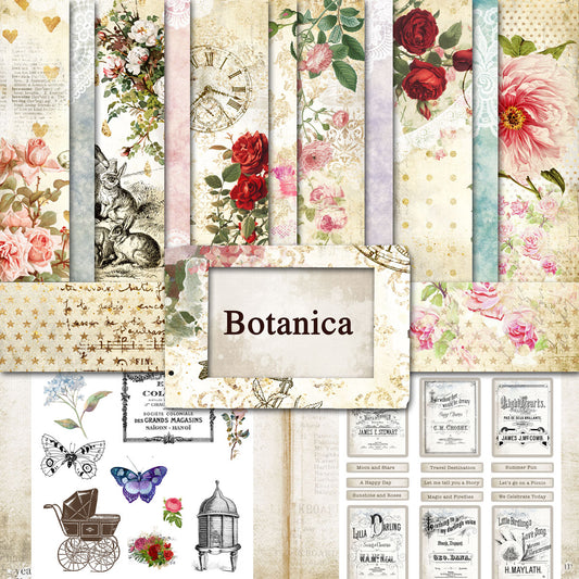 Digital Paper Collection - Botanica