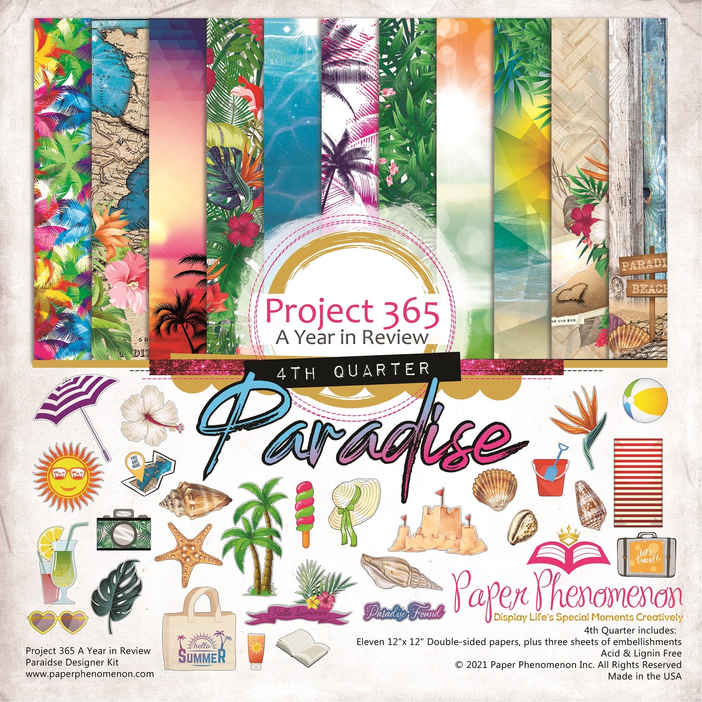 Printed Paper Collection - Paradise