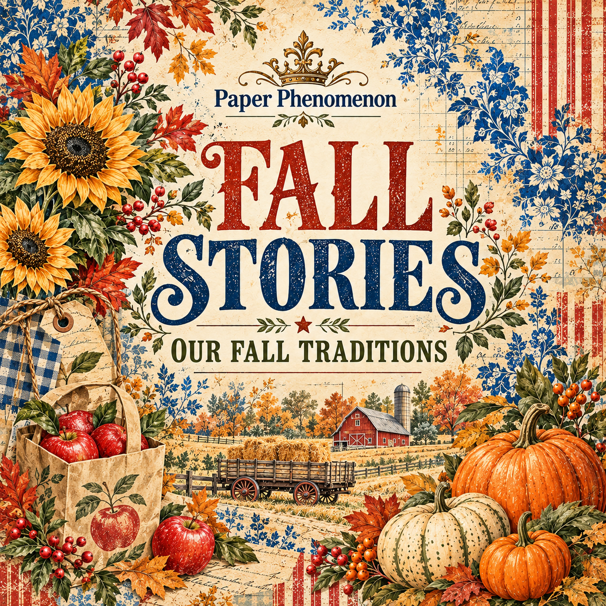 Digital Paper Collection - Fall Stories