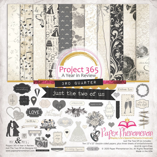 Digital Paper Collection - Just the Two of Us - Project 365