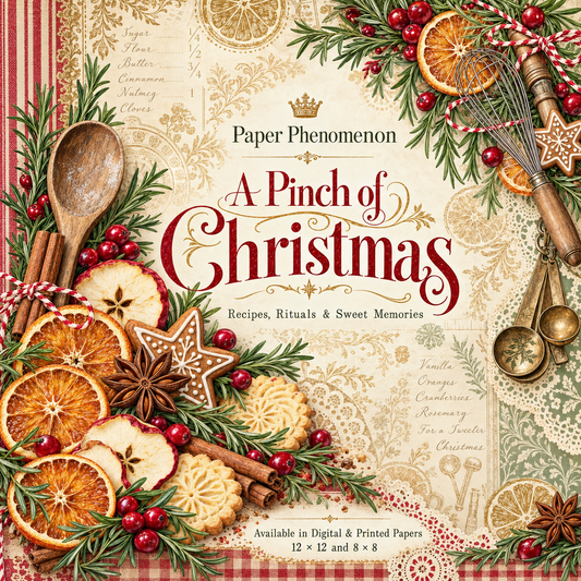 Digital Paper Collection - A Pinch of Christmas