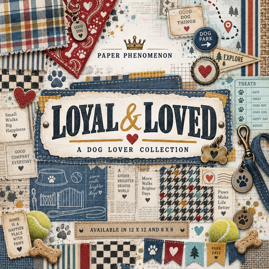 Digital Paper Collection Loyal & Loved - Dog