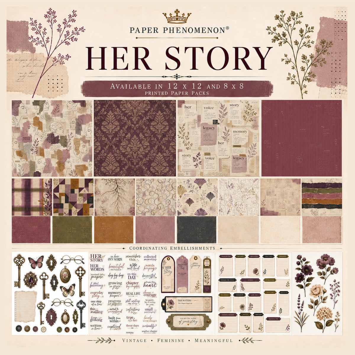 Digital Paper Collection - Her Story