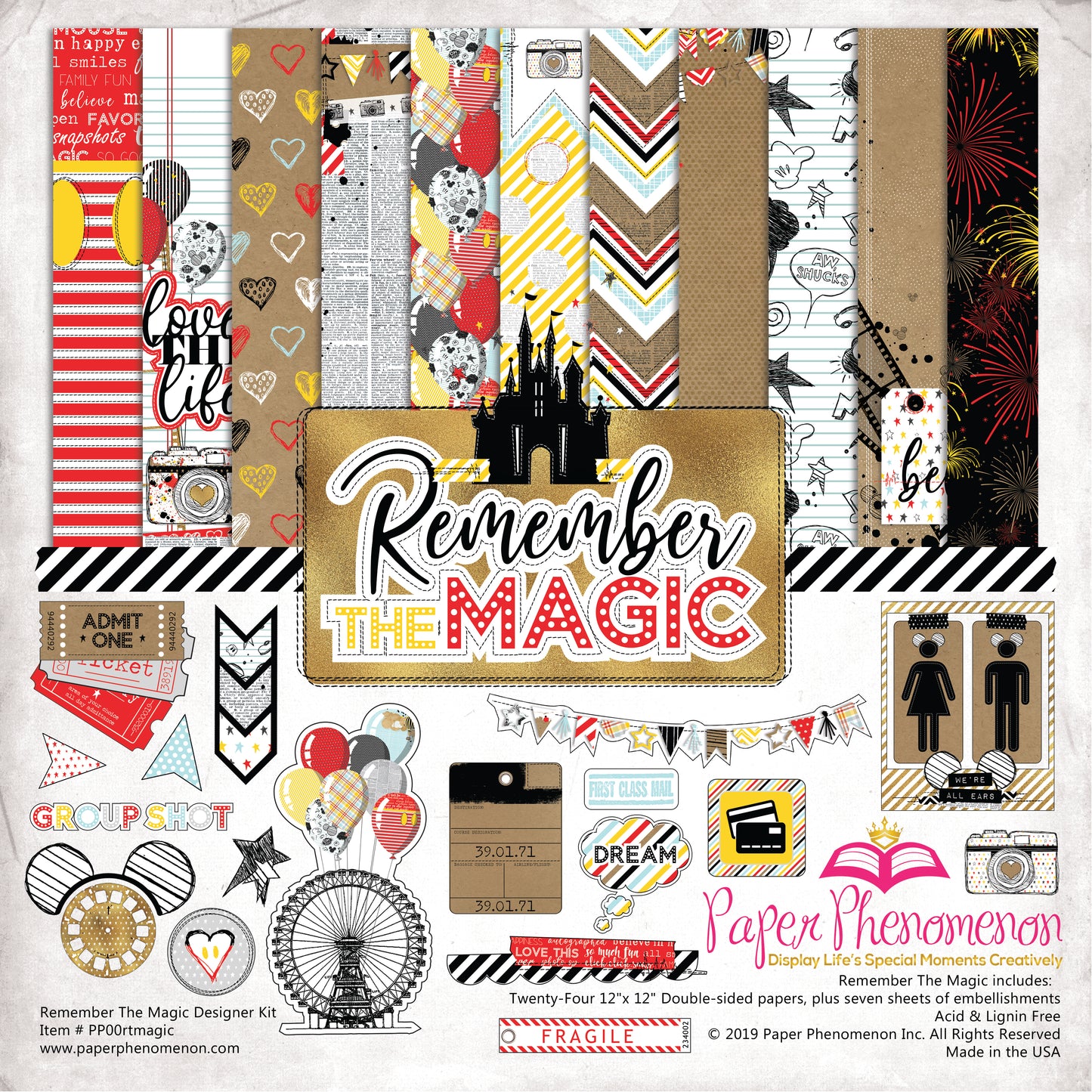 Digital Paper Collection - Remember the Magic