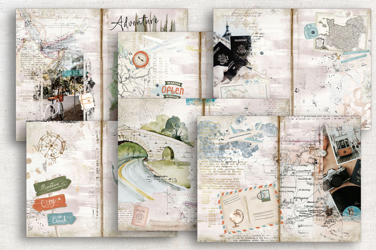 Digital Paper Collection - Destination - 8.5