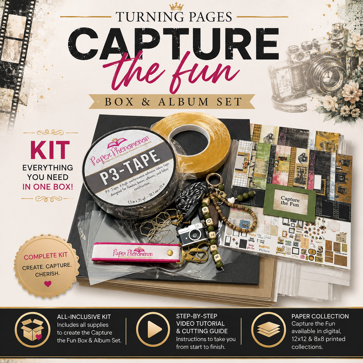 Capture the Fun Box & Album Set — Complete Kit