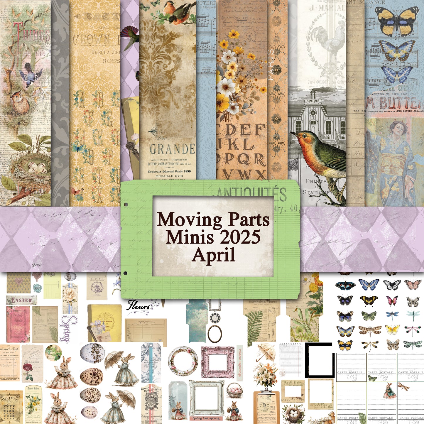 2025 Moving Parts Minis - April - Paper Collection Only