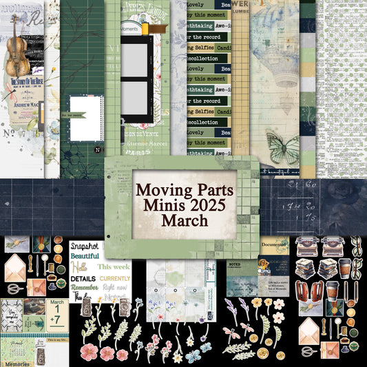 2025 Moving Parts Minis - March - Paper Collection Only