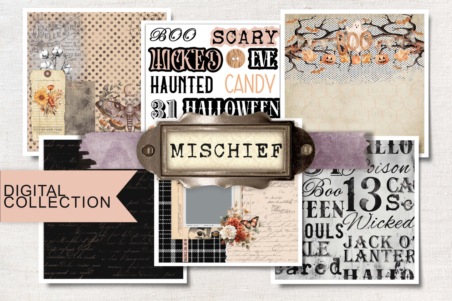 Digital Paper Collection - Mischief