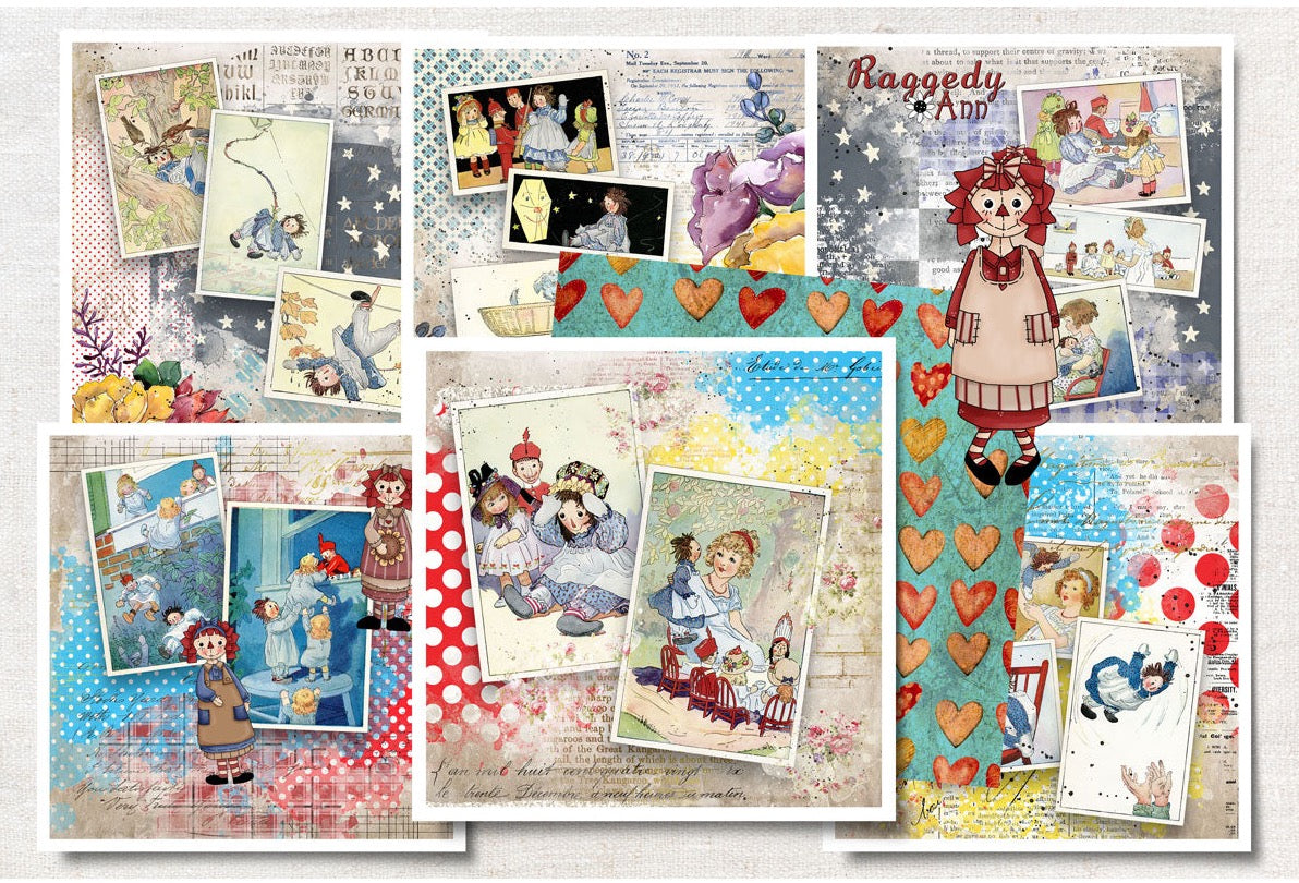 Digital Paper Collection - Storybook Collection Series - Best Friends Forever