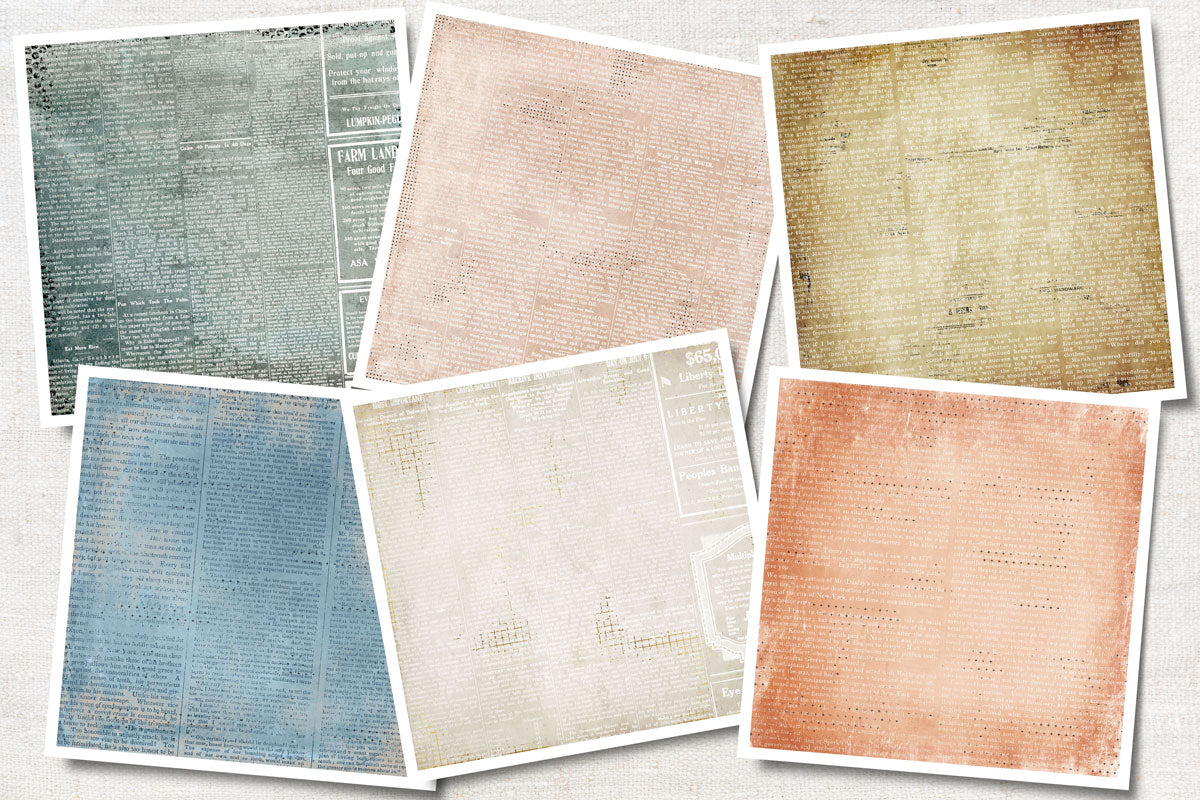 Digital Paper Collection - Reflections