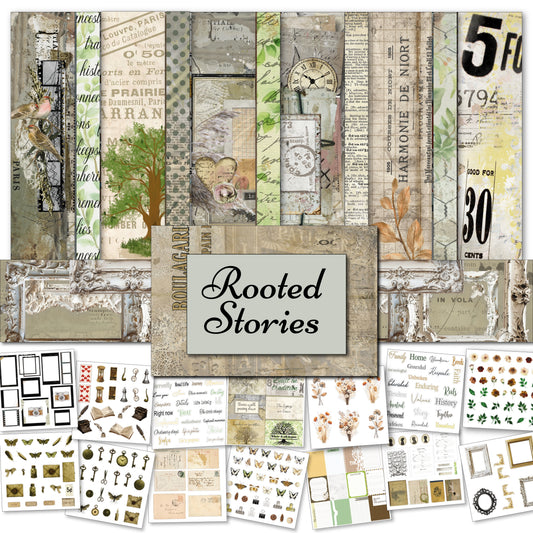 Printed Paper Collection - Rooted Stories