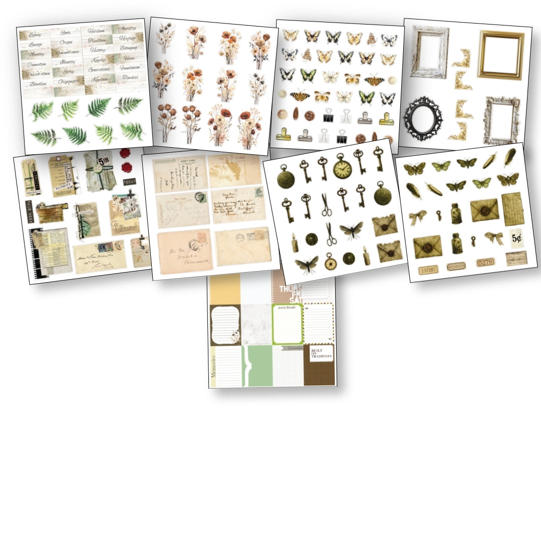 Digital Paper Collection - Rooted Stories