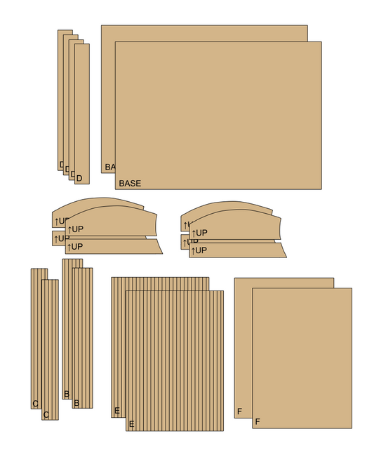 Pre-Cut Chipboard Shapes - Pages of Life