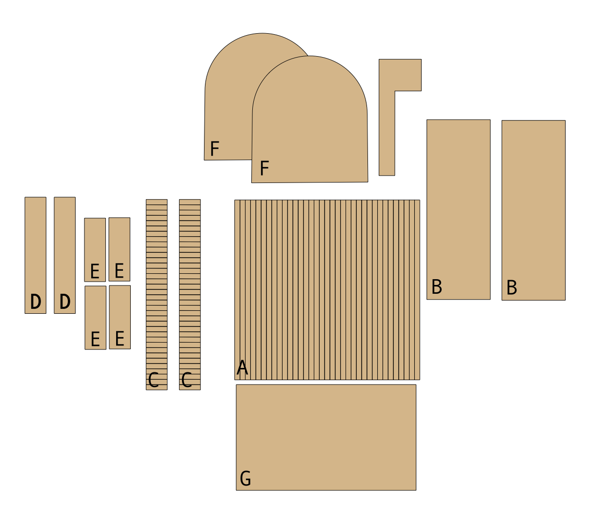 Pre-Cut Chipboard Shapes - Special Delivery Mailbox