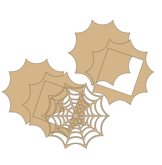 Pre-Cut Chipboard Shapes - Spider Web Box