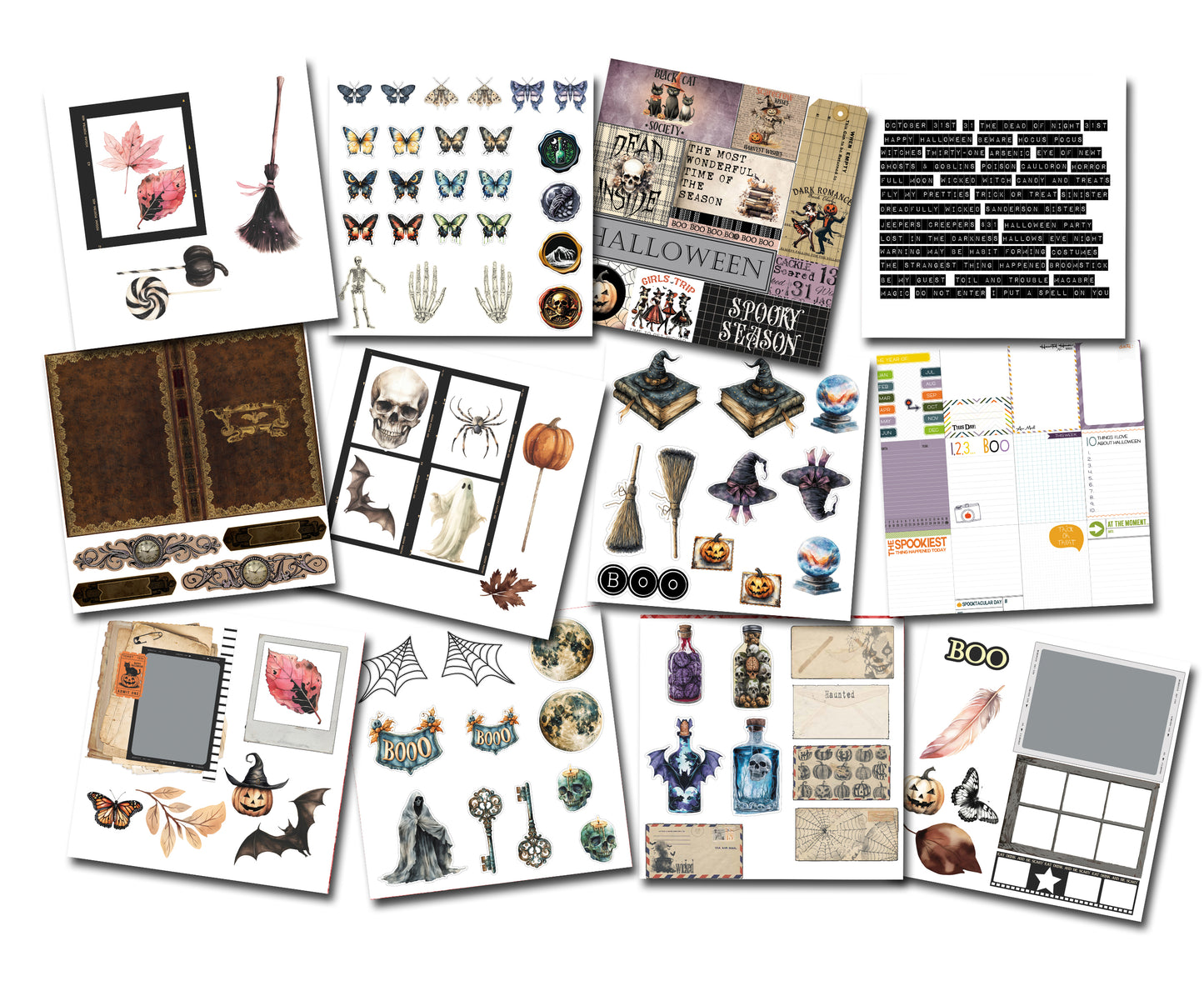 Printed Paper Collection - Enchanted Shadows - 2025 Moving Parts Minis - October